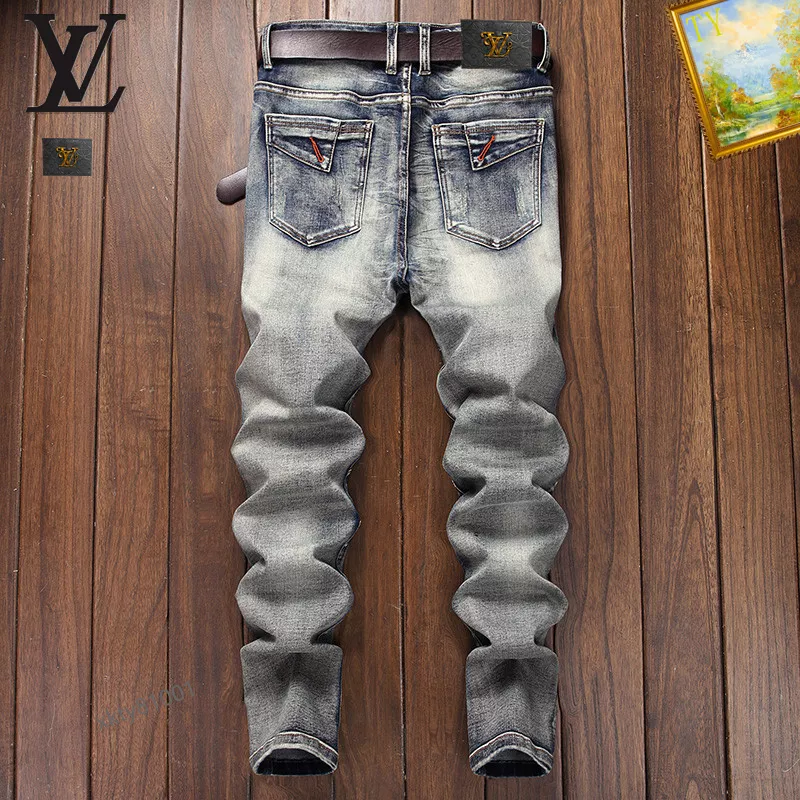 SportInspired 671 Louis Vuitton LV Jeans For Men