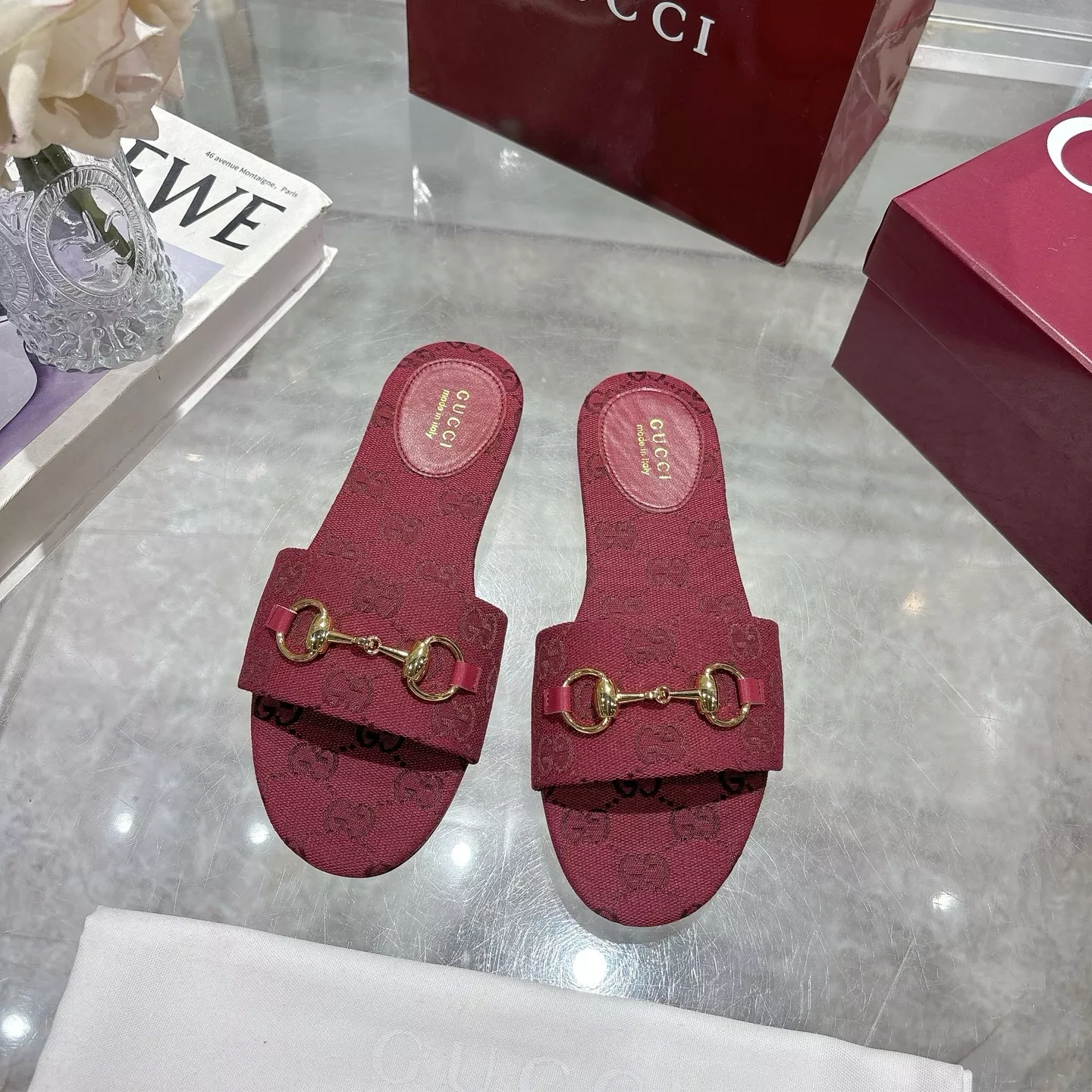 SportInspired 7319 Gucci Slippers For Women