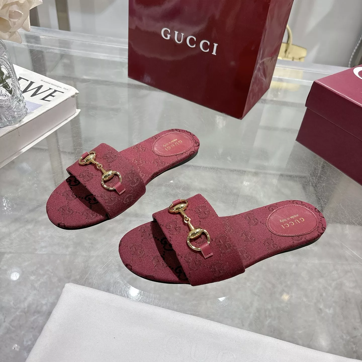 SportInspired 7319 Gucci Slippers For Women