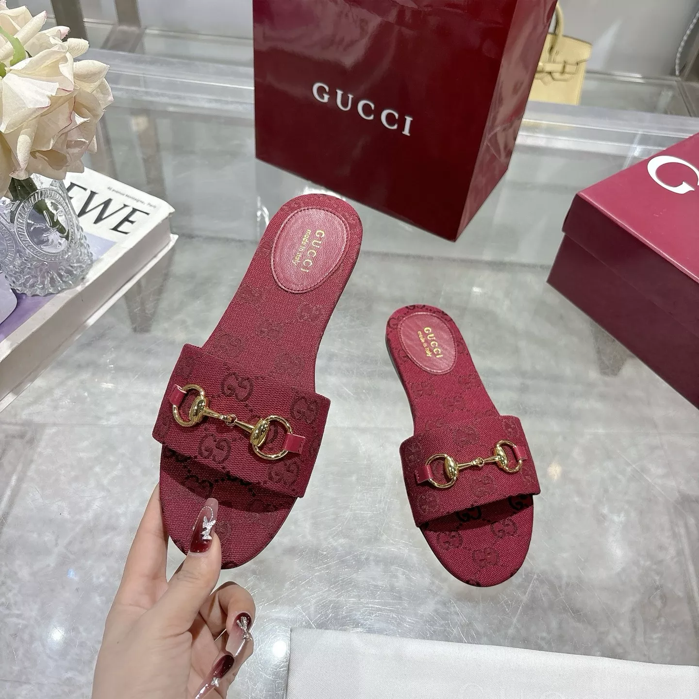 SportInspired 7319 Gucci Slippers For Women