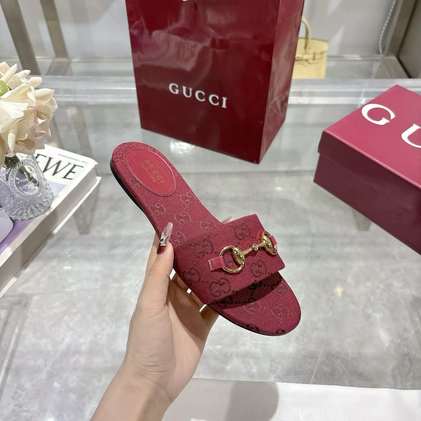 SportInspired 7319 Gucci Slippers For Women