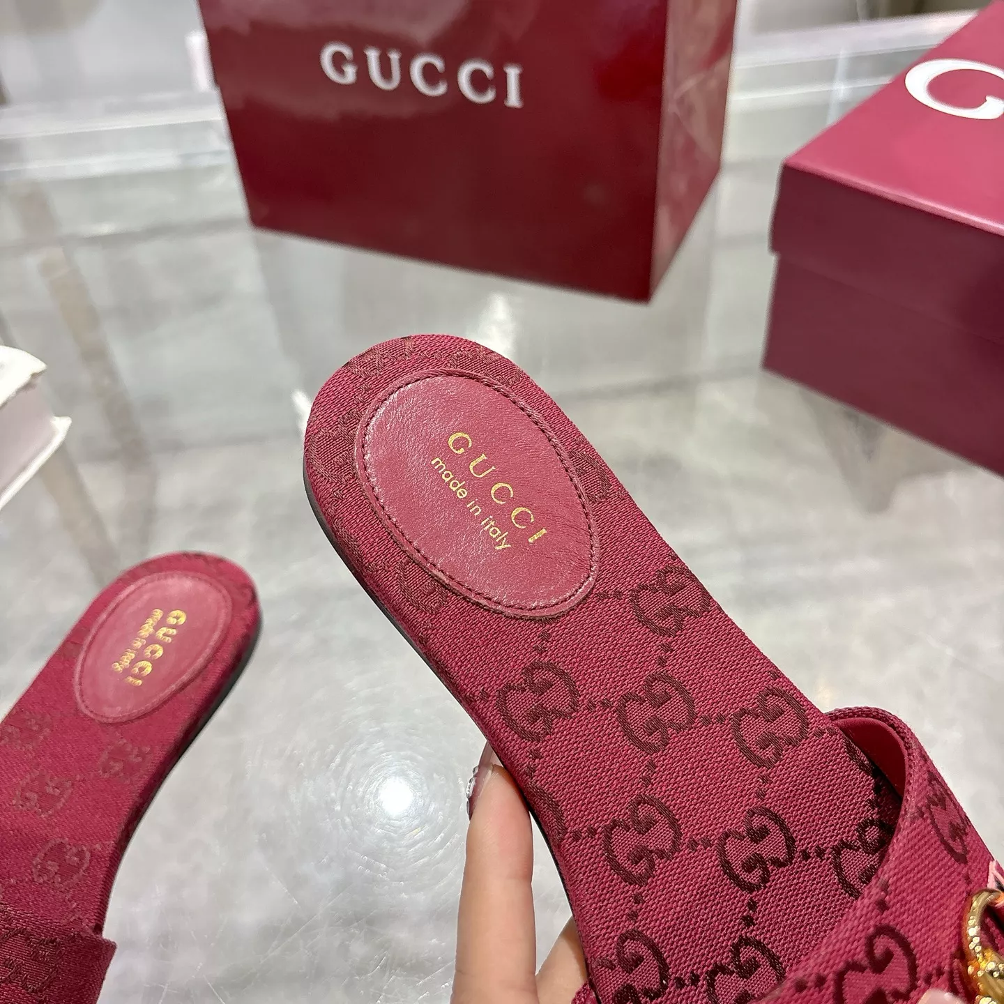SportInspired 7319 Gucci Slippers For Women