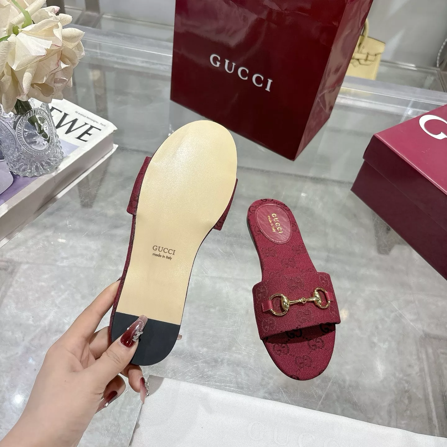 SportInspired 7319 Gucci Slippers For Women