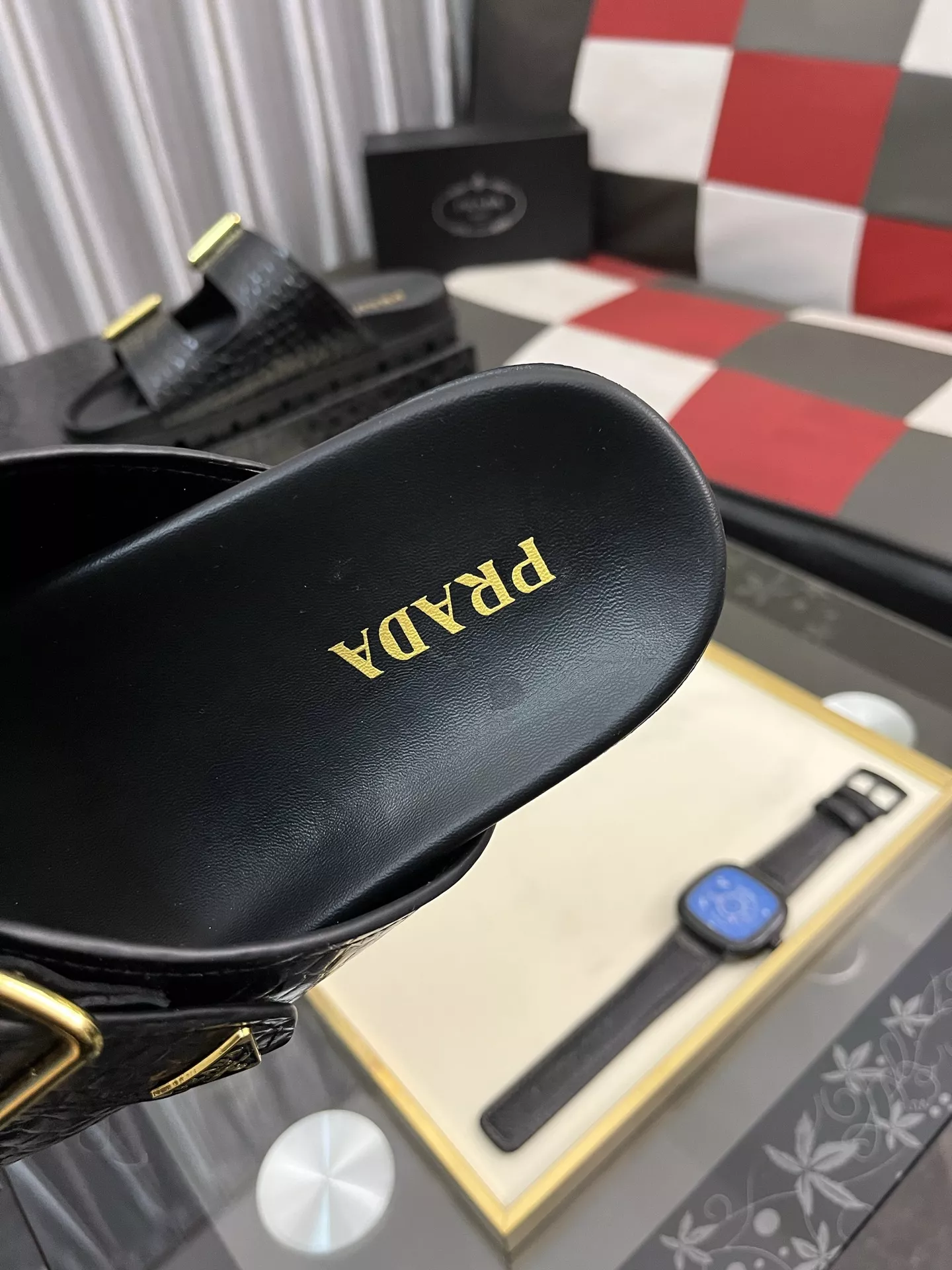 SportInspired 7422 Prada Slippers For Men