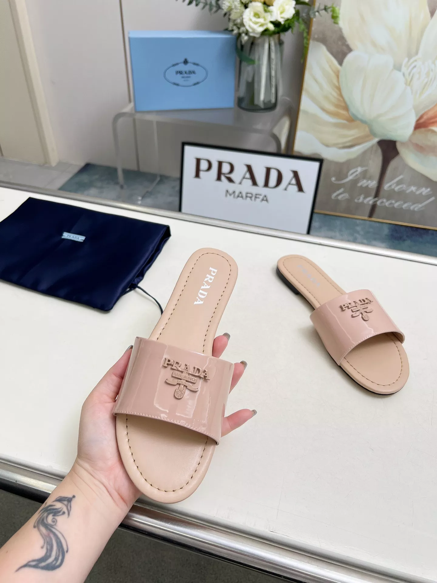 SportInspired 7580 Prada Slippers For Women