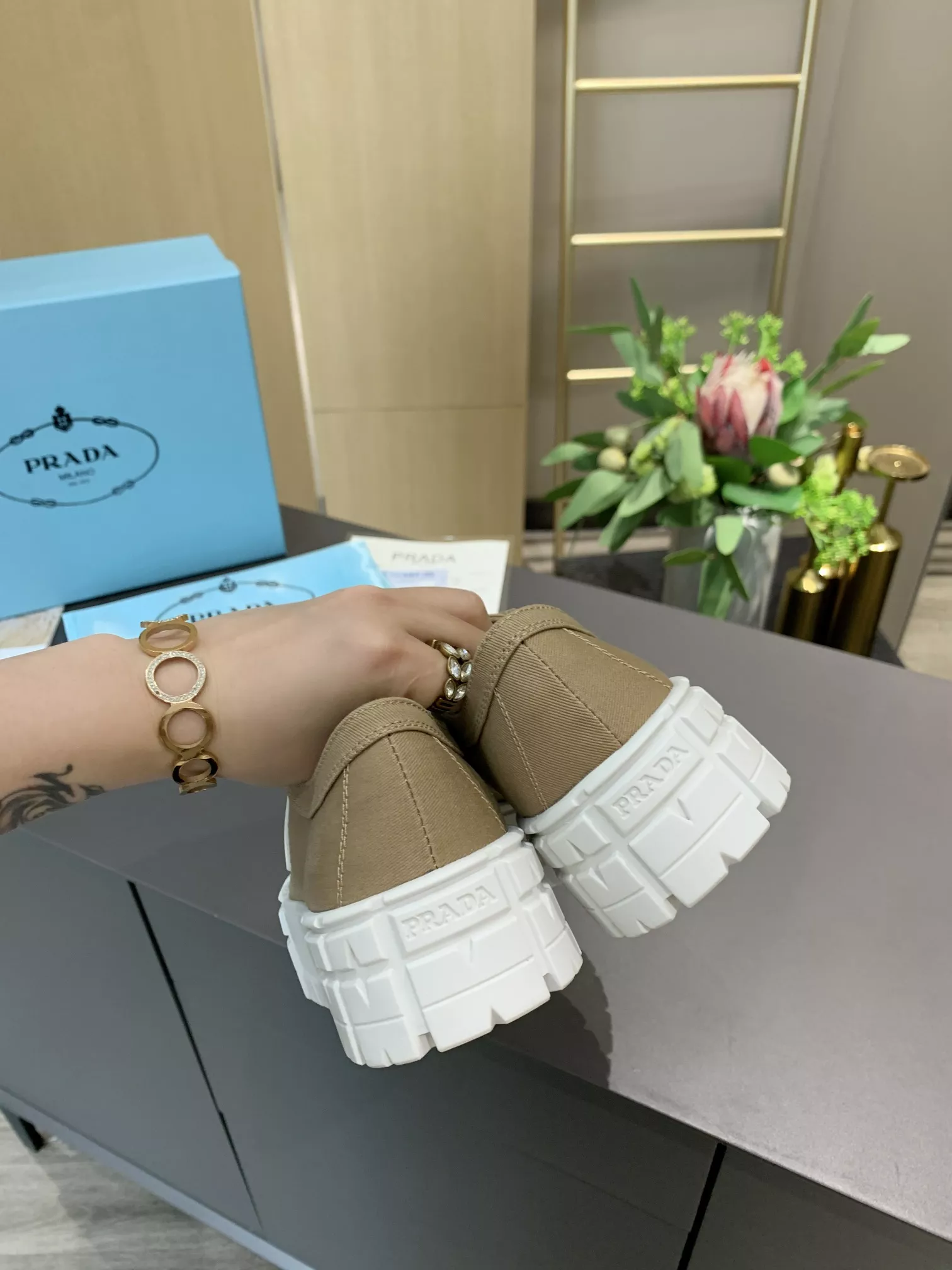 SportInspired 7833 Prada Casual Shoes For Women
