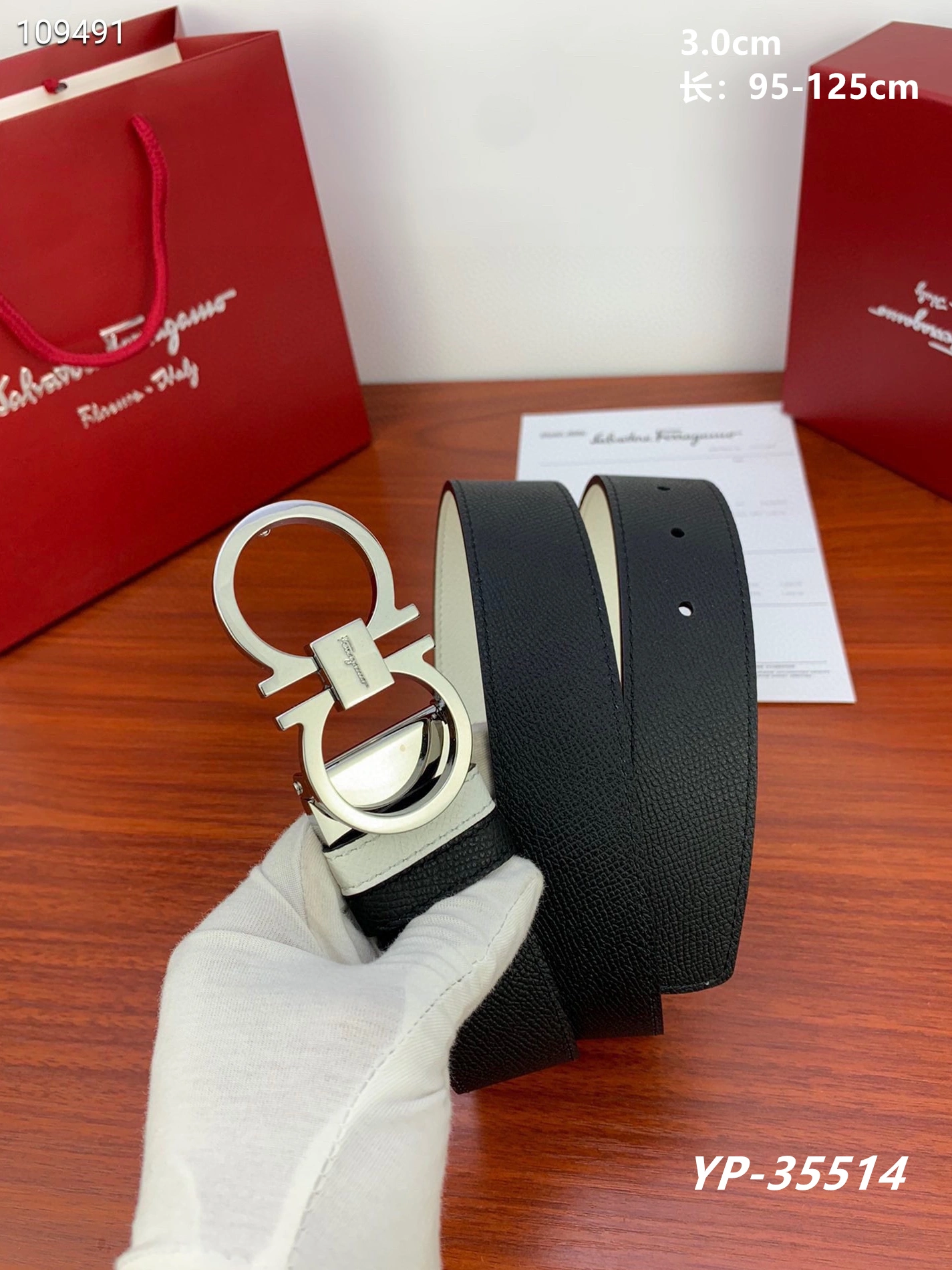 SportInspired 8497 Salvatore Ferragamo AAA  Belts
