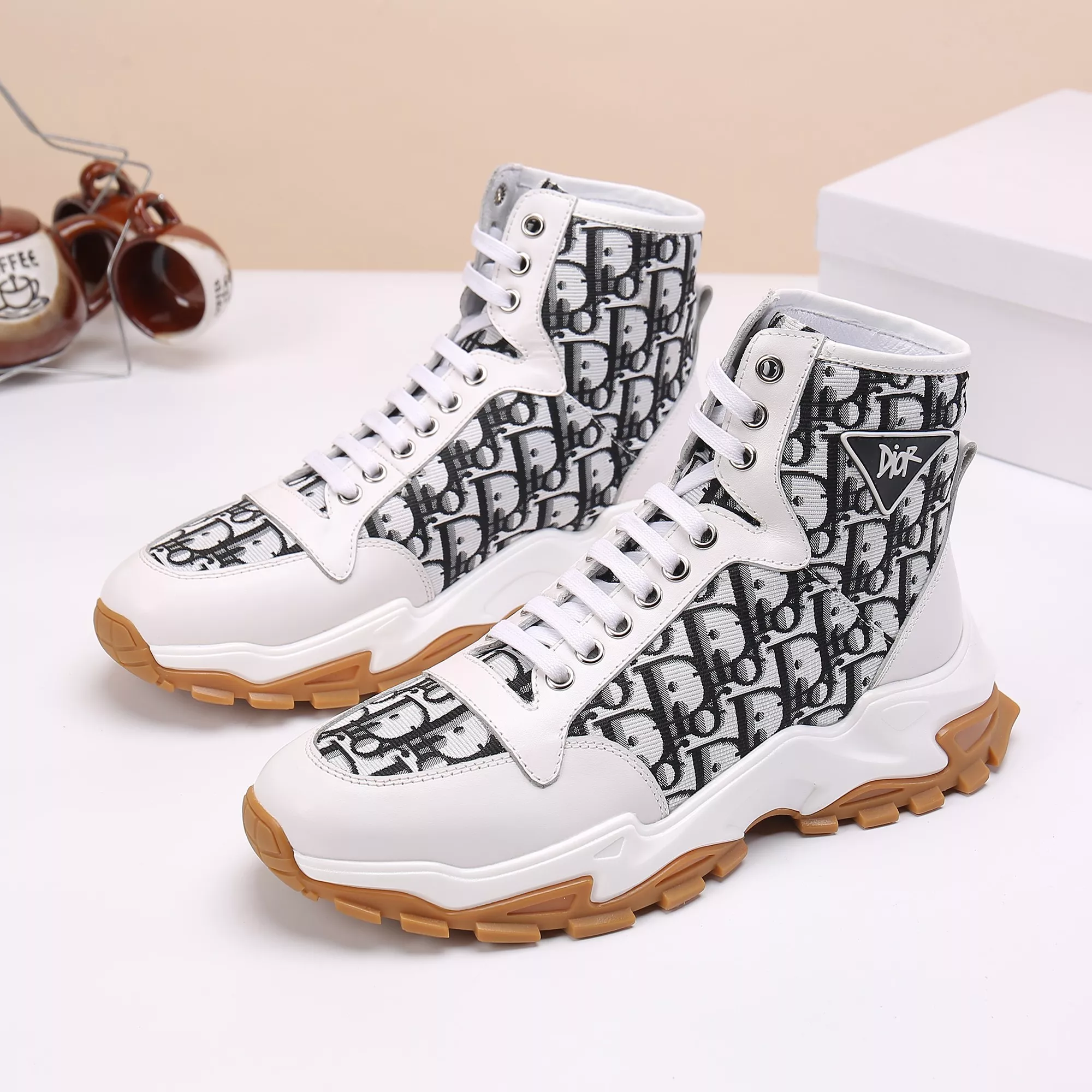 SportInspired 8930 Christian Dior High Top Shoes For Women