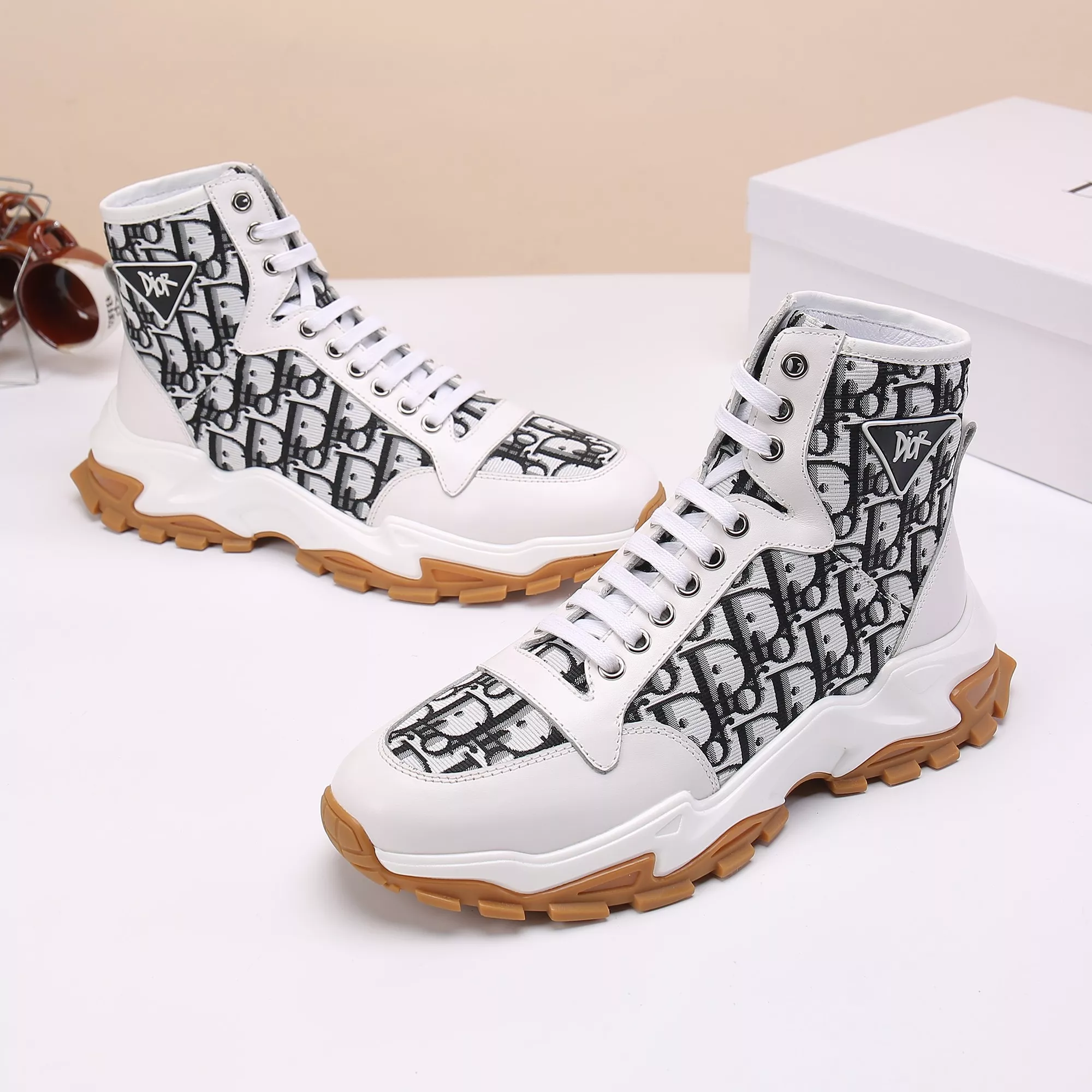 SportInspired 8930 Christian Dior High Top Shoes For Women