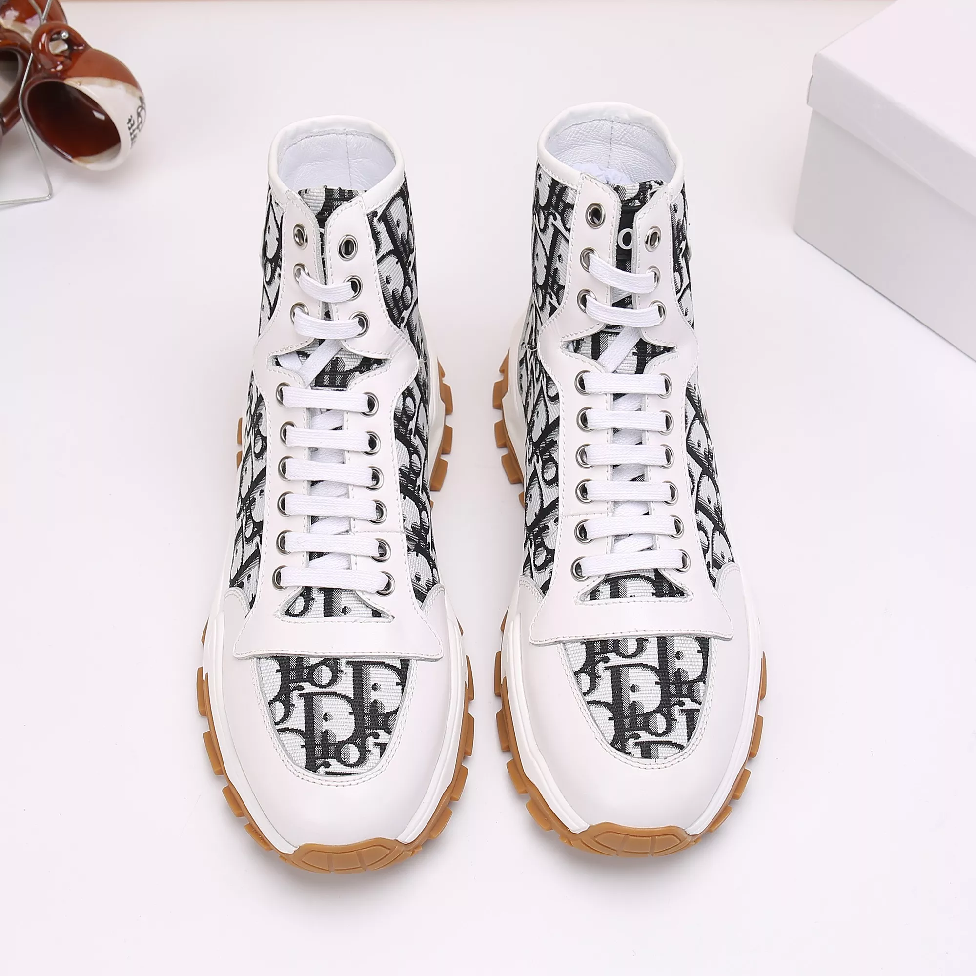 SportInspired 8930 Christian Dior High Top Shoes For Women