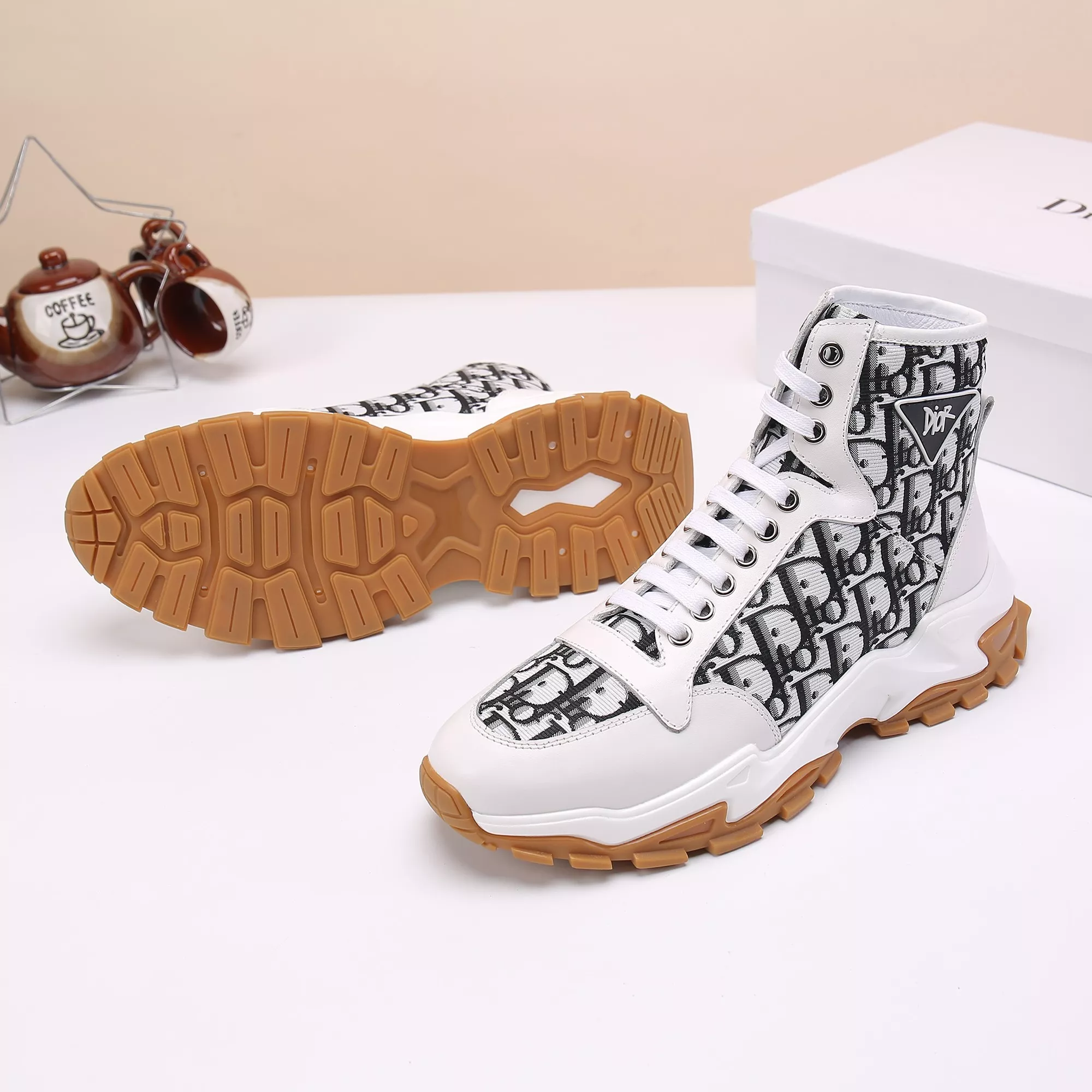 SportInspired 8930 Christian Dior High Top Shoes For Women