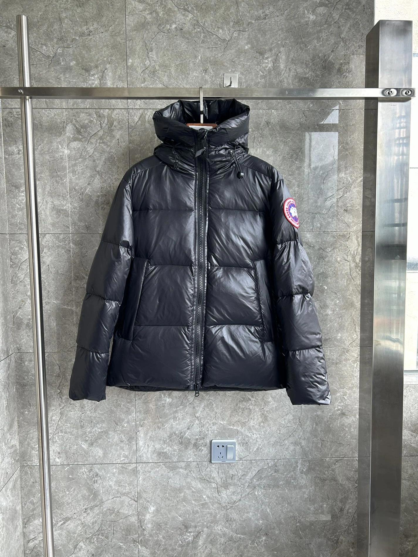 SportInspired 9473 Canada Goose Down Feather Coat Long Sleeved For Unisex