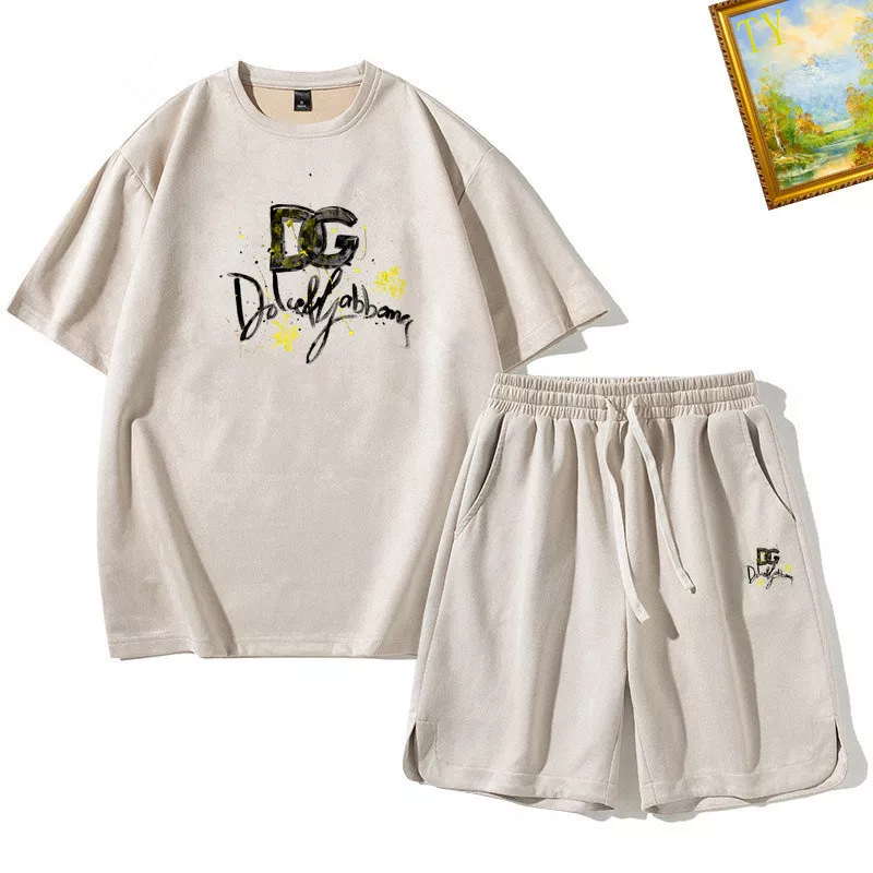SportInspired 9503 Dolce & Gabbana D&G Tracksuits Short Sleeved For Men
