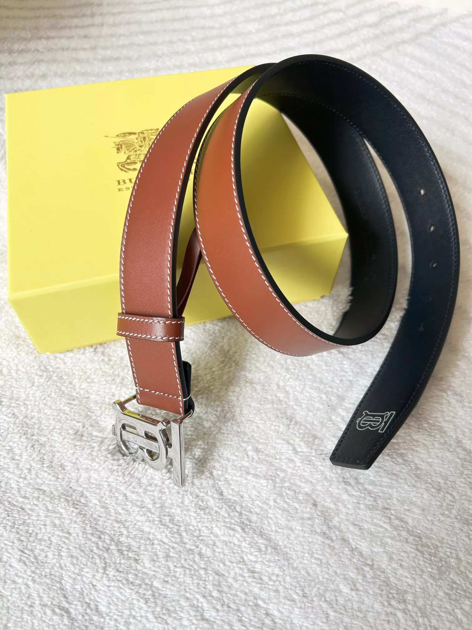 SportInspired 9575 Burberry AAA Quality Belts In 3.5cm For Men