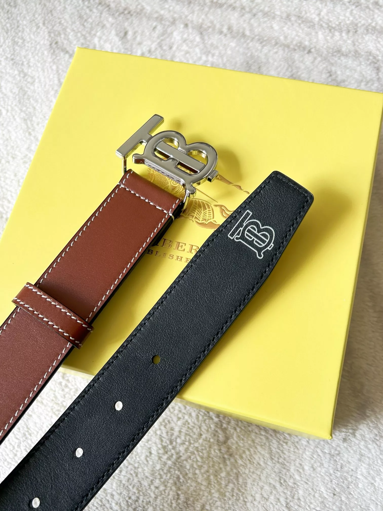 SportInspired 9575 Burberry AAA Quality Belts In 3.5cm For Men