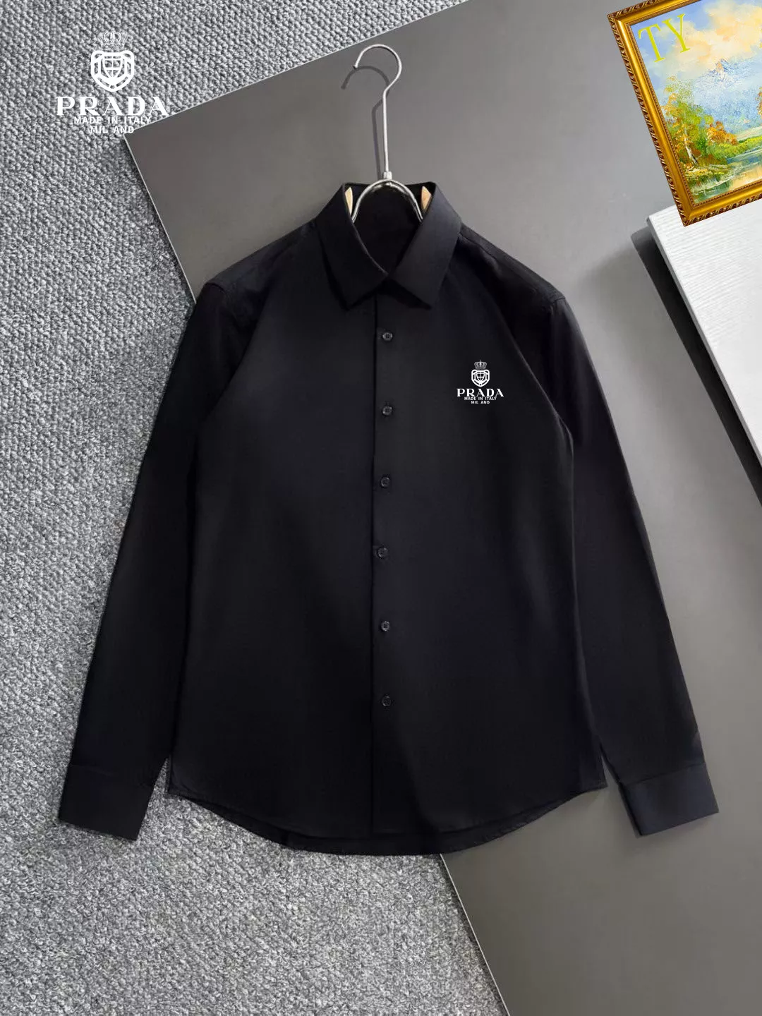 SportInspired 9765 Prada Shirts Long Sleeved For Unisex