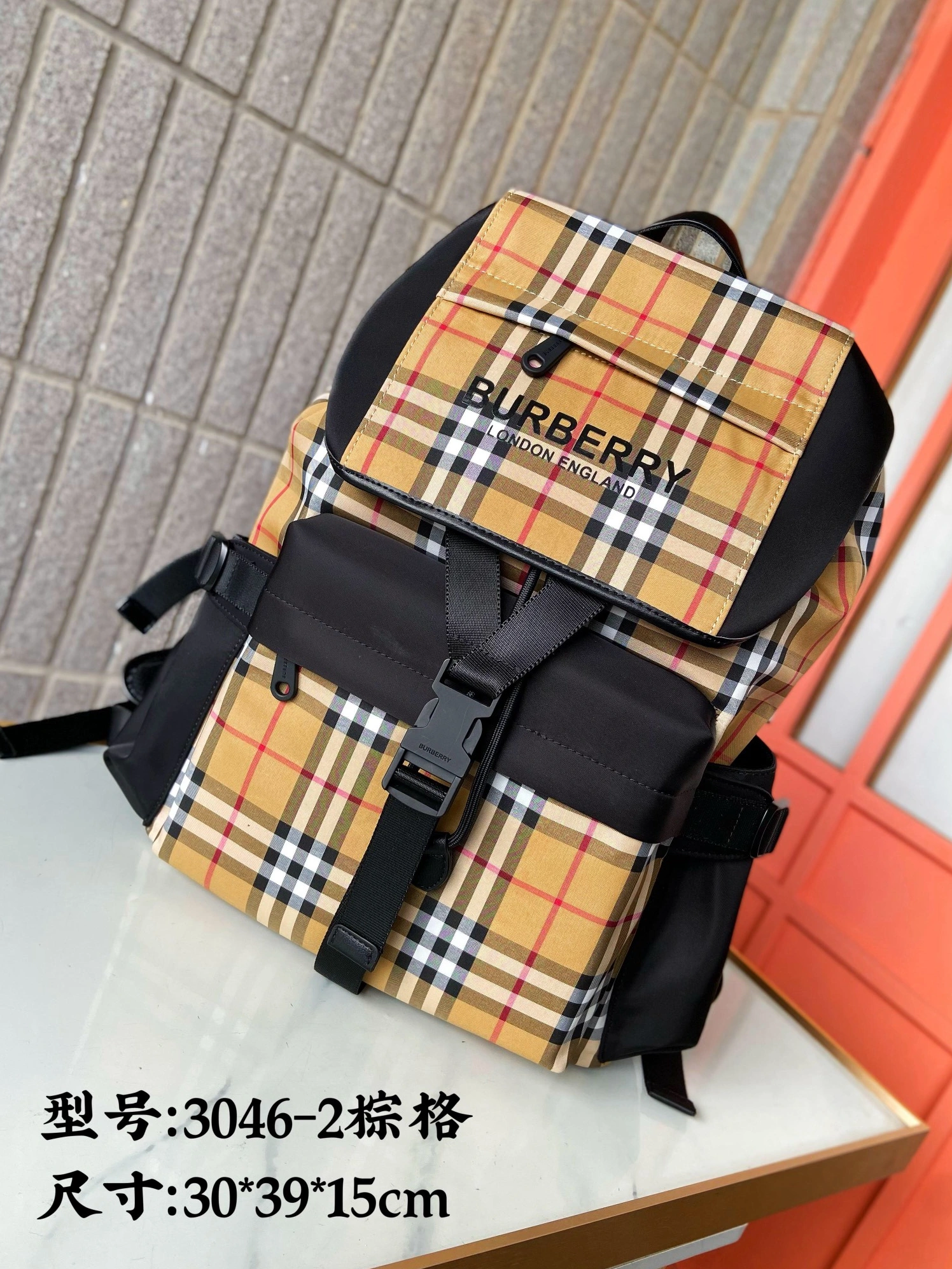 StreetReady 2300 Burberry AAA Quality Backpacks For Unisex