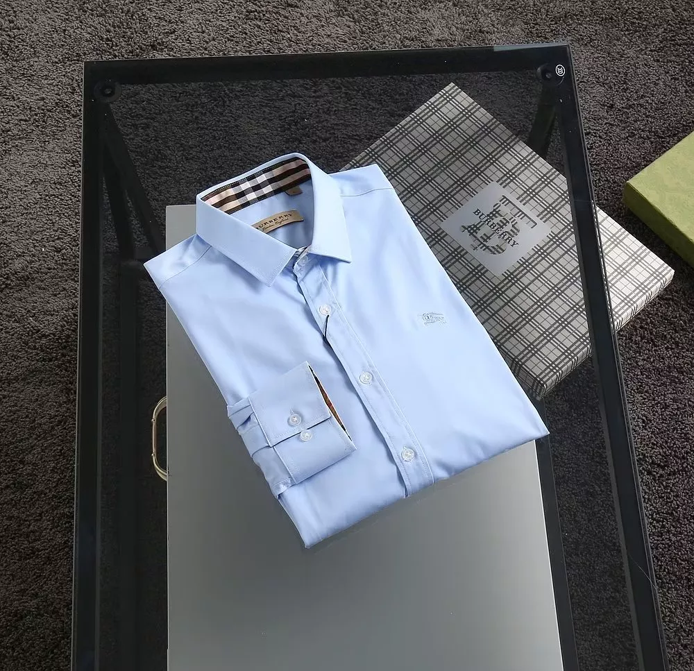 StreetReady 2716 Burberry Shirts Long Sleeved For Men