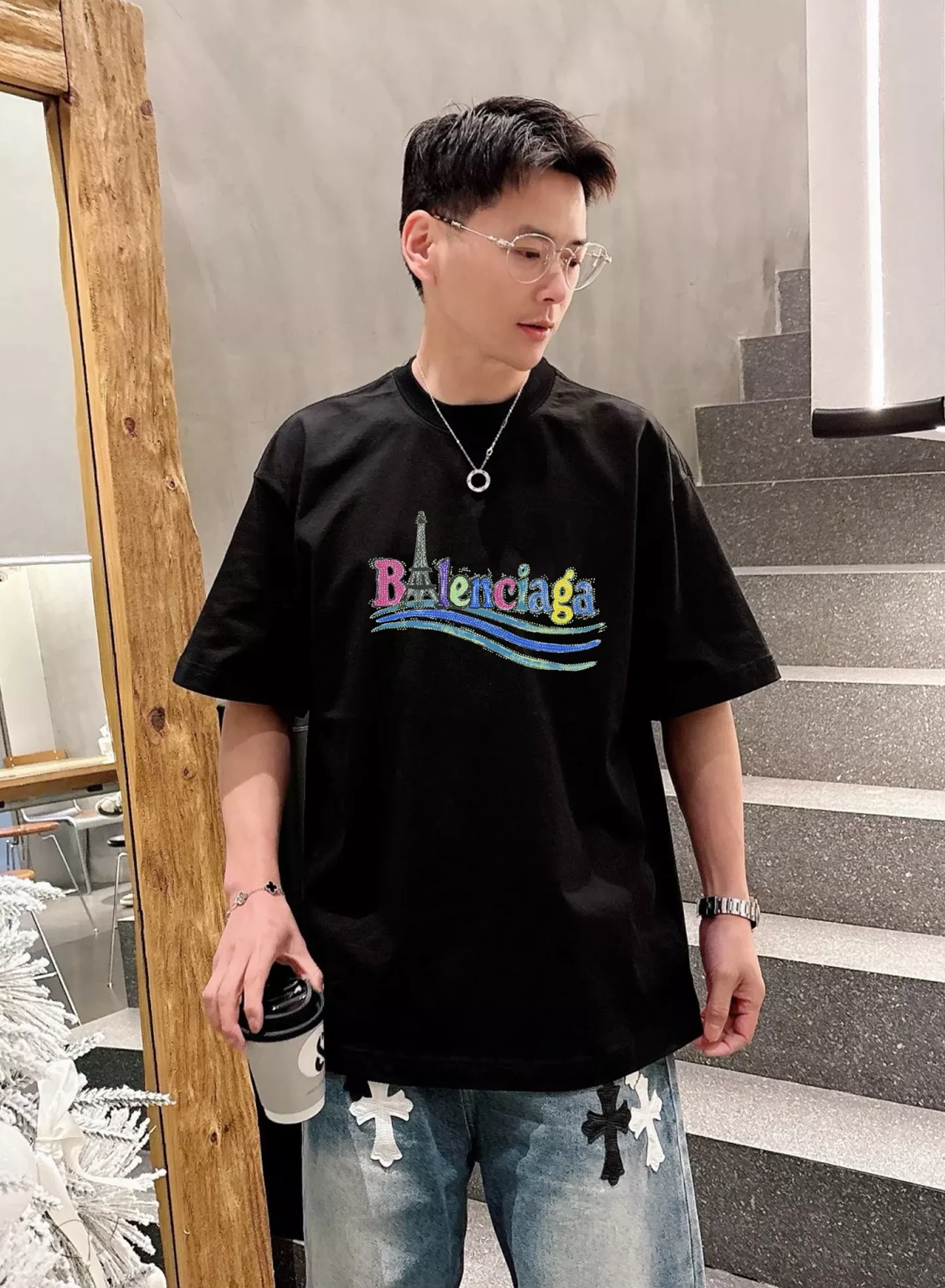 StreetReady 3214 Balenciaga T-Shirts Short Sleeved For Unisex