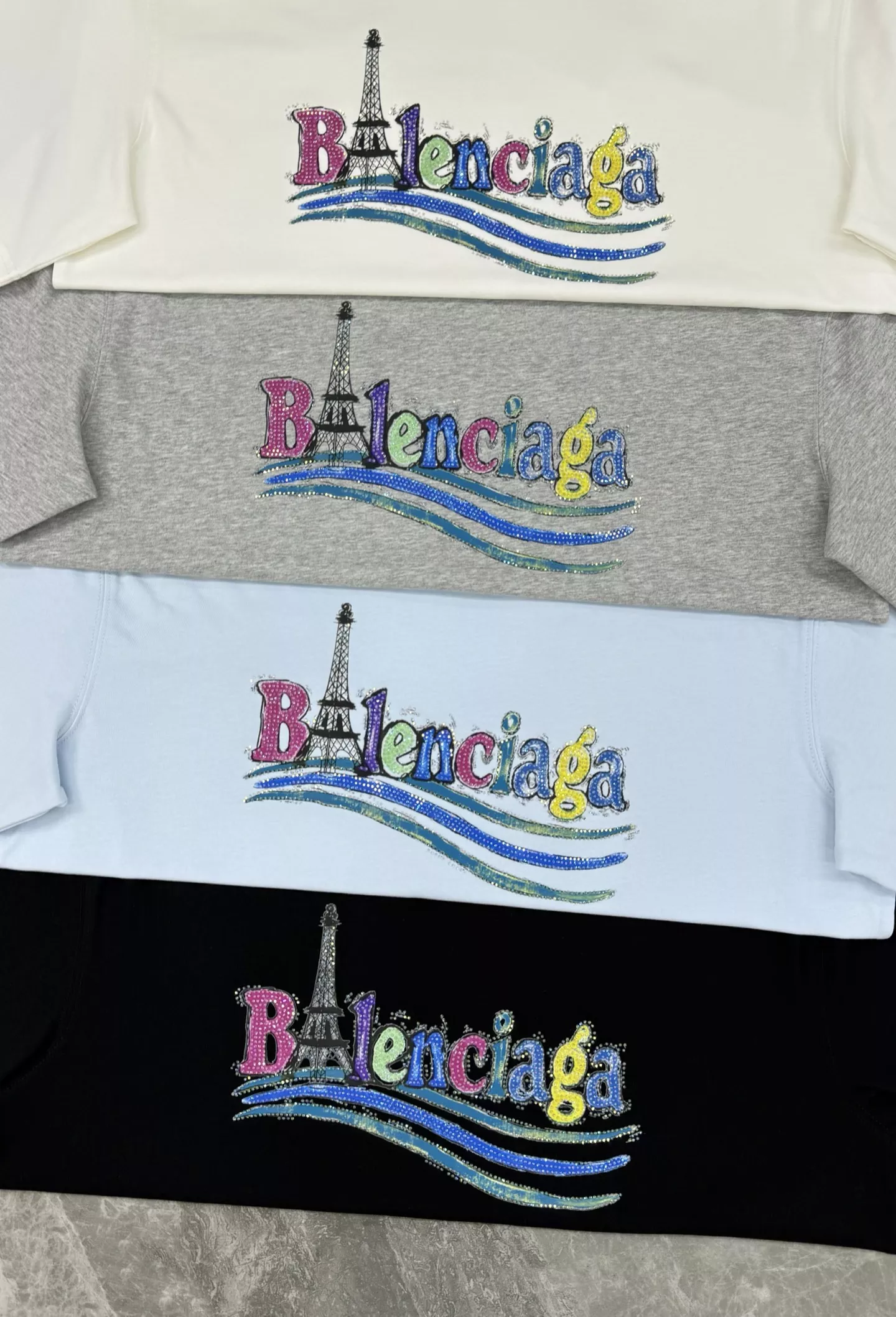 StreetReady 3214 Balenciaga T-Shirts Short Sleeved For Unisex
