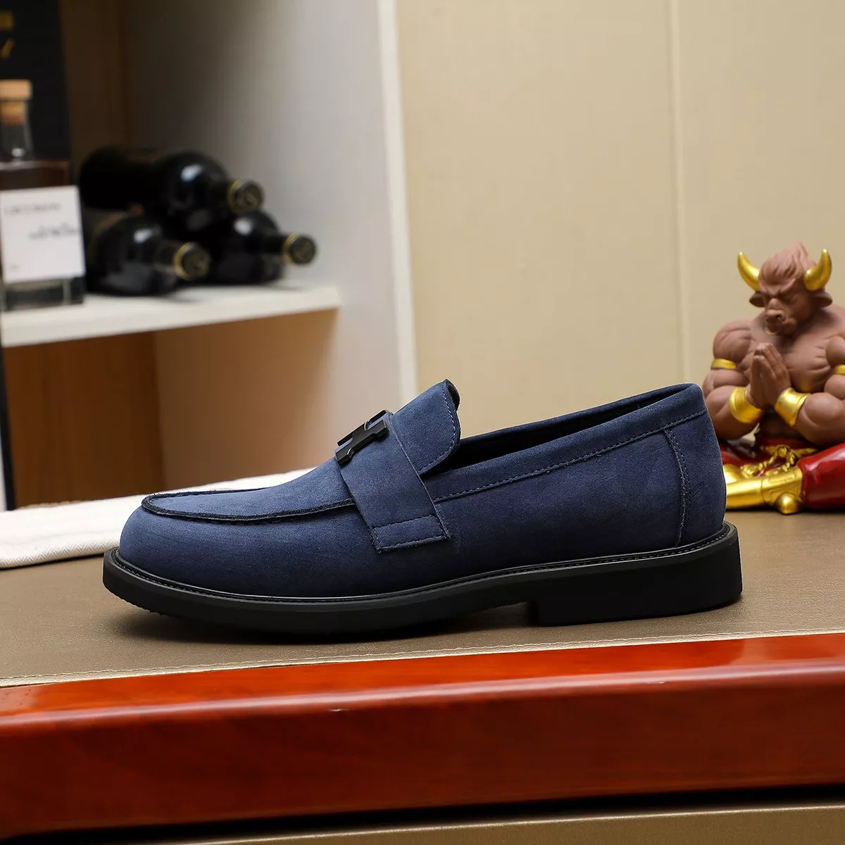 StreetReady 3445 Hermes Leather Shoes For Men