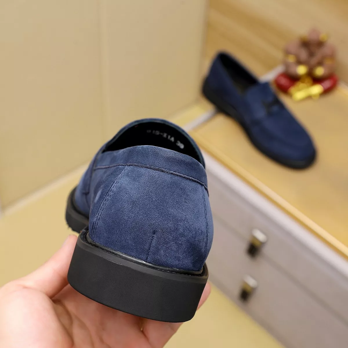 StreetReady 3445 Hermes Leather Shoes For Men