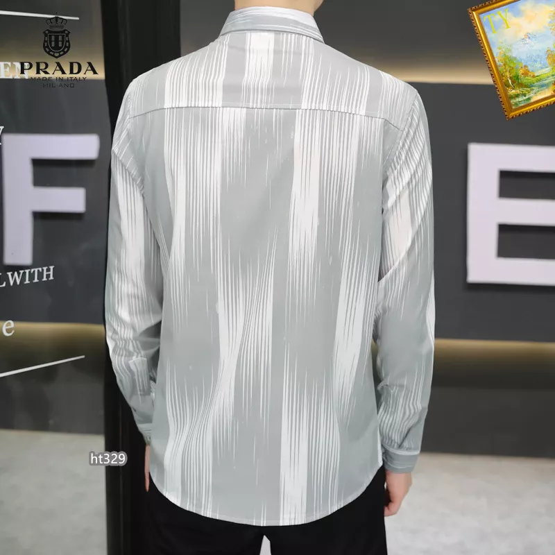 StreetReady 349 Prada Shirts Long Sleeved For Men
