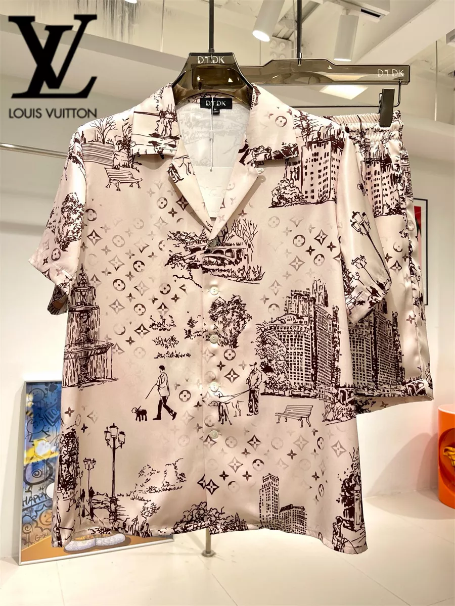 StreetReady 3714 Louis Vuitton LV Tracksuits Short Sleeved For Men