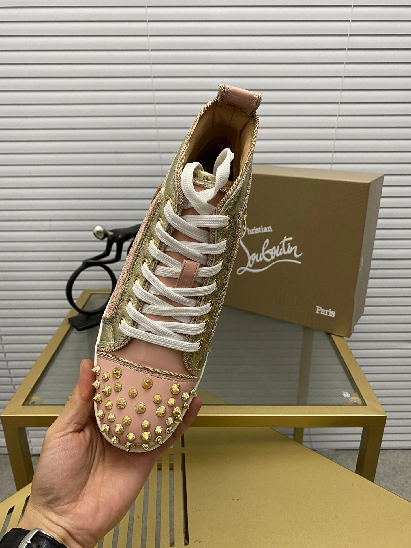 StreetReady 3815 Christian Louboutin High Top Shoes For Men