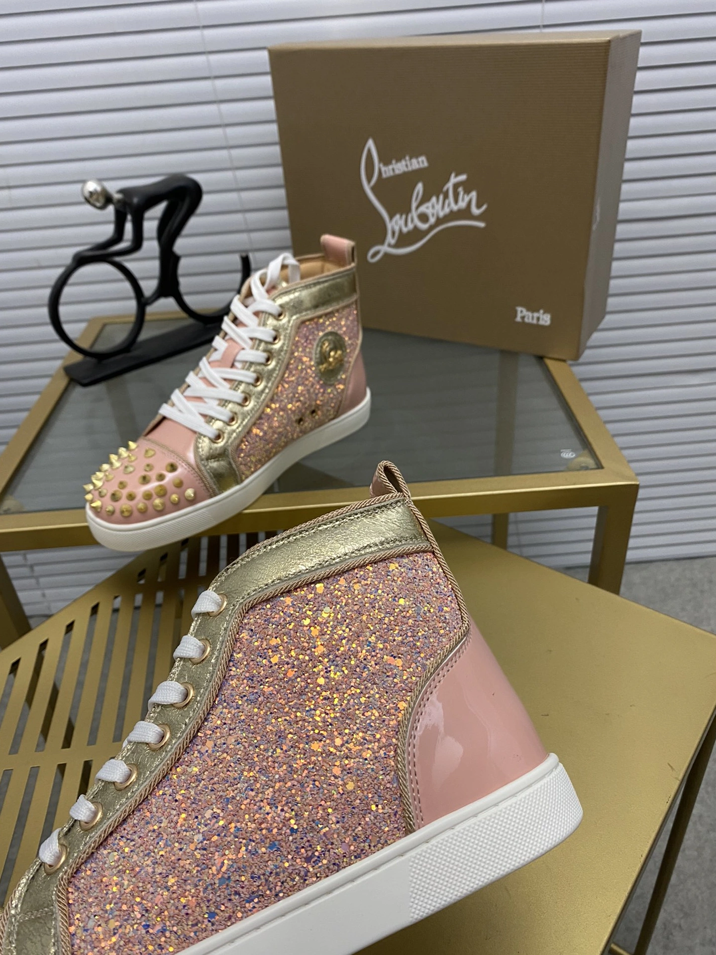 StreetReady 3815 Christian Louboutin High Top Shoes For Men