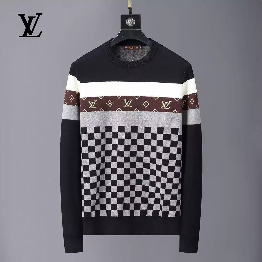 StreetReady 4077 Louis Vuitton LV Sweaters Long Sleeved For Men
