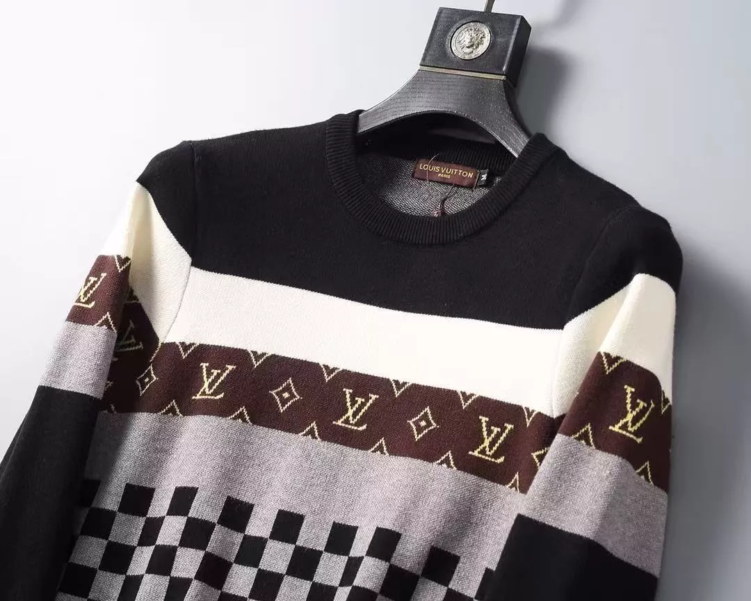 StreetReady 4077 Louis Vuitton LV Sweaters Long Sleeved For Men