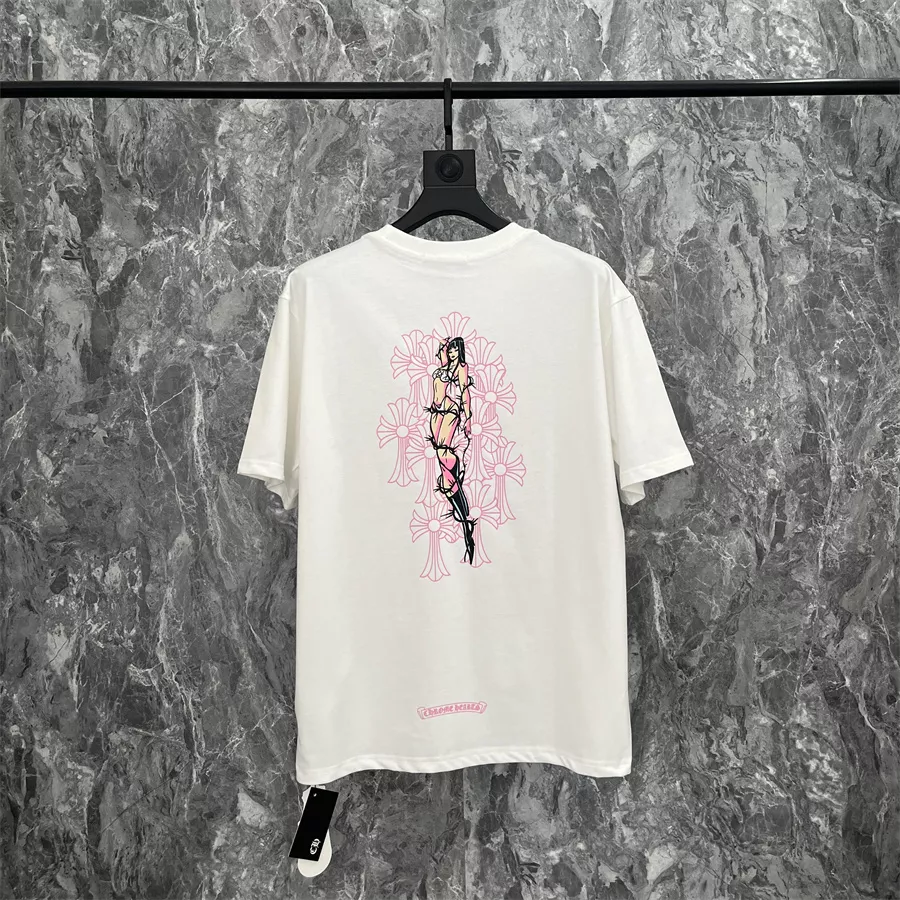 StreetReady 4085 Chrome Hearts T-Shirts Short Sleeved For Unisex
