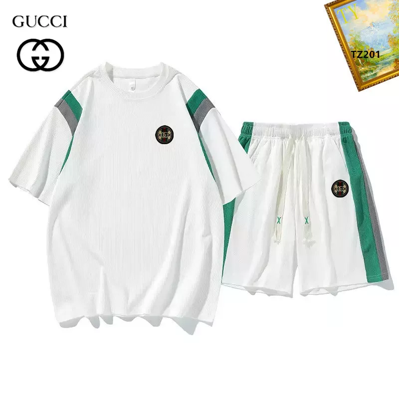 StreetReady 4917 Gucci Tracksuits Short Sleeved For Men