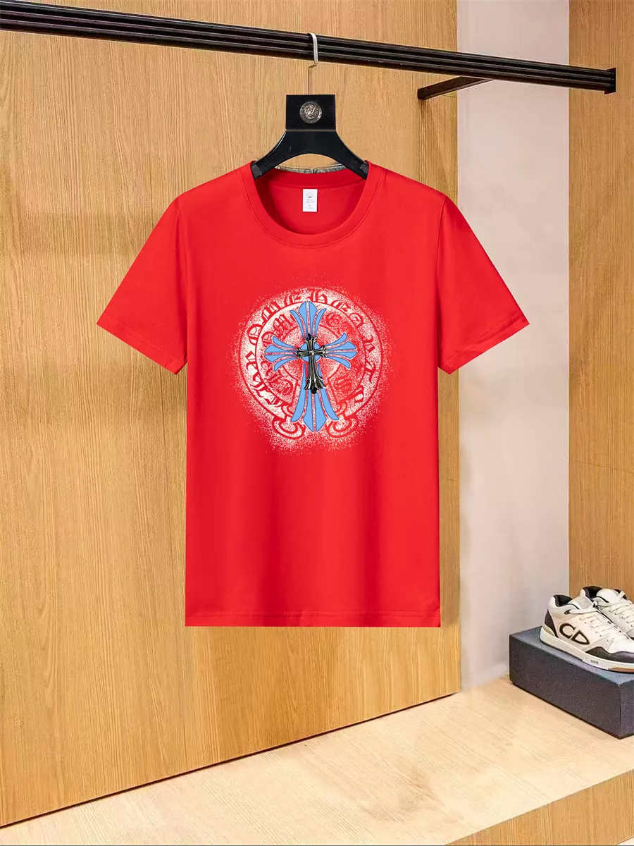 StreetReady 5077 Chrome Hearts T-Shirts Short Sleeved For Unisex