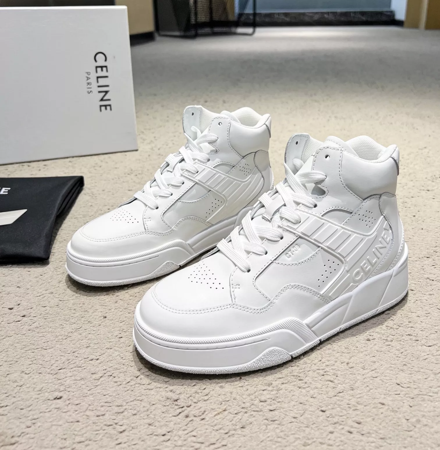 StreetReady 6399 Celine High Top Shoes For Men