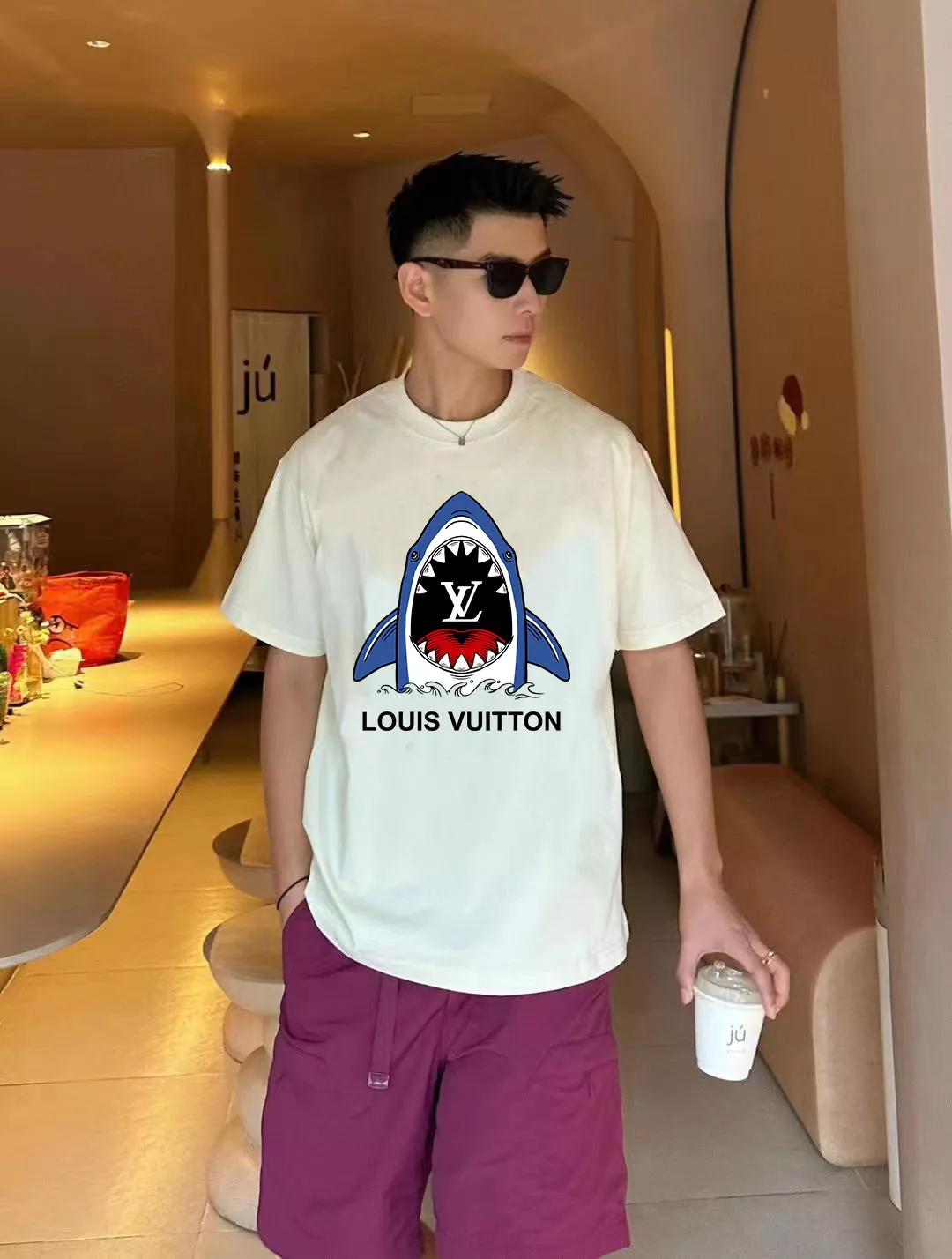 StreetReady 6444 Louis Vuitton LV T-Shirts Short Sleeved For Unisex