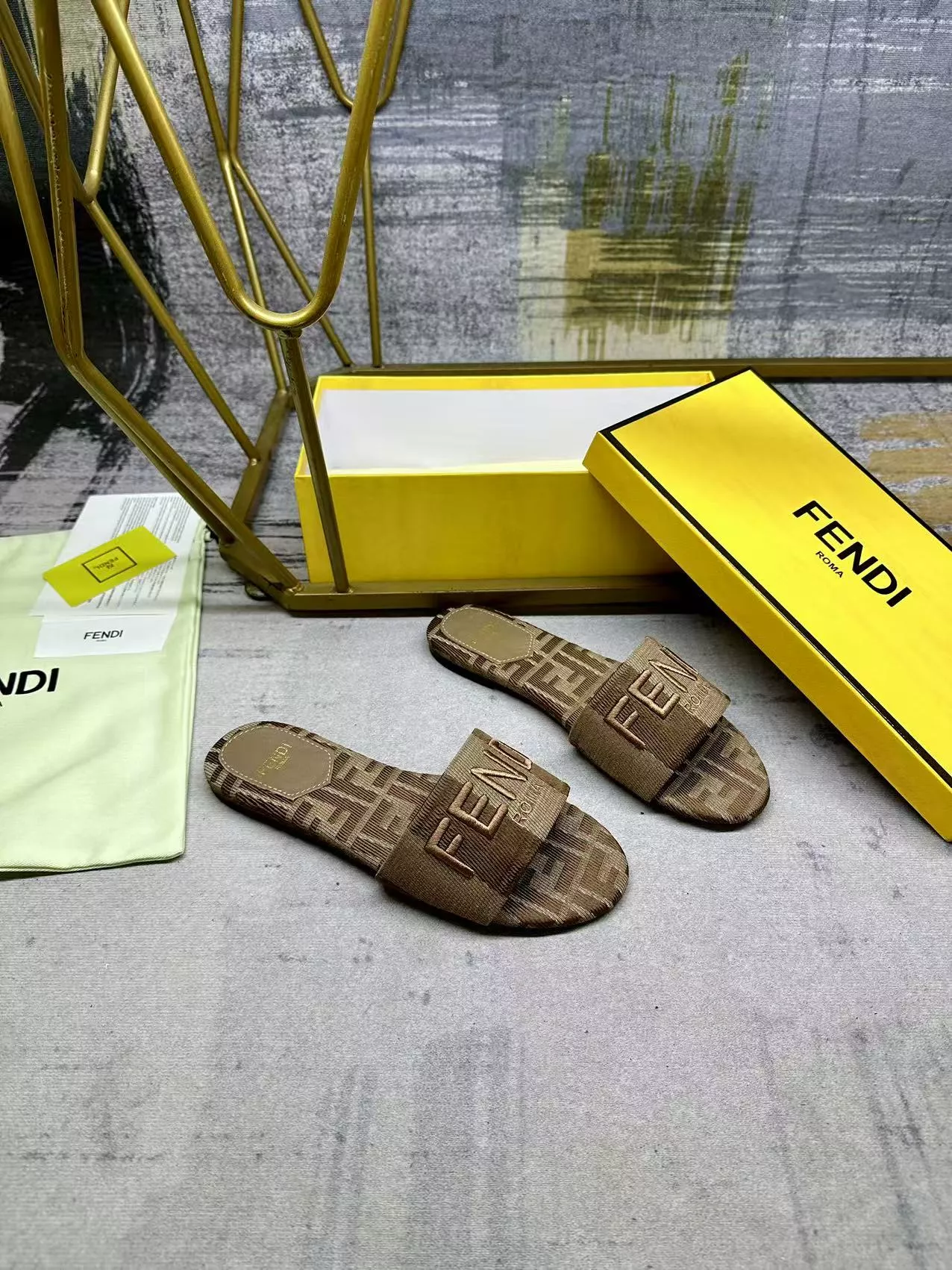 StreetReady 7262 Fendi Slippers For Women