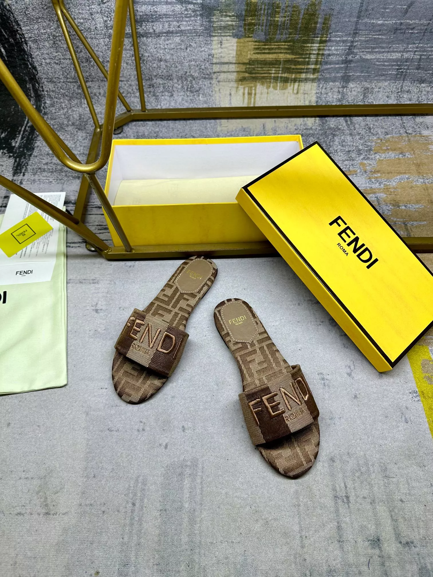 StreetReady 7262 Fendi Slippers For Women