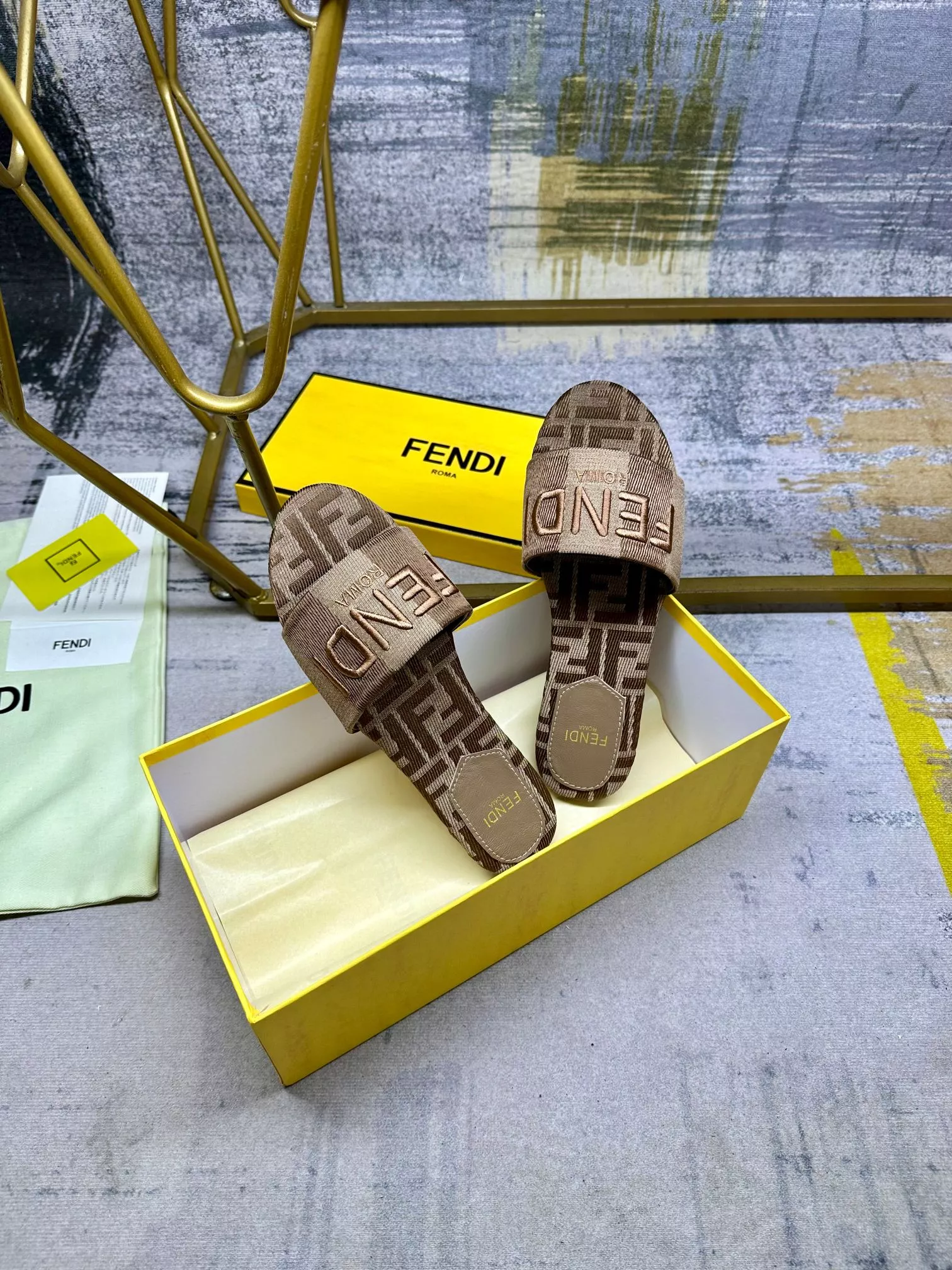 StreetReady 7262 Fendi Slippers For Women