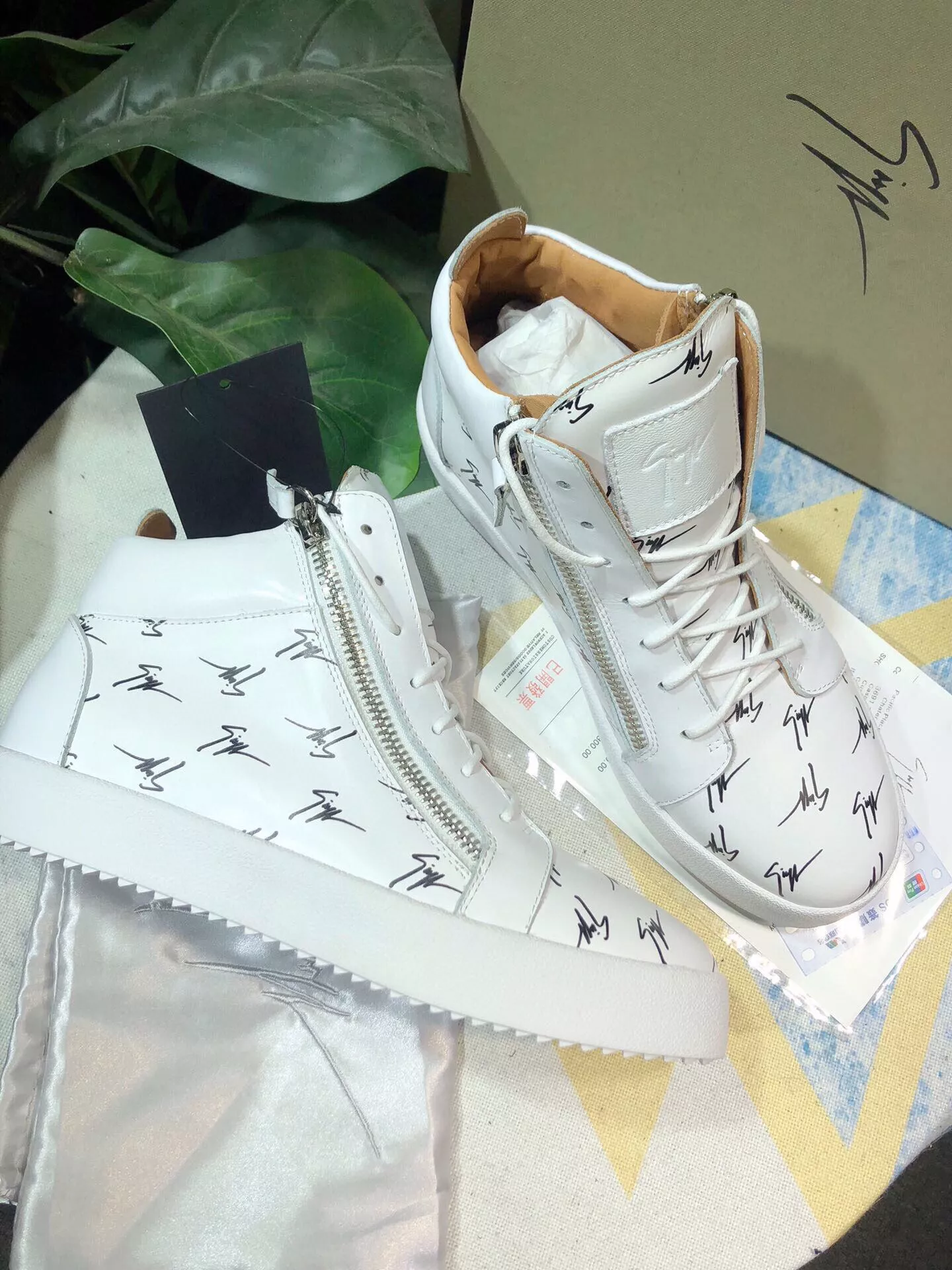 StreetReady 7492 Giuseppe Zanotti High Tops Shoes For Men