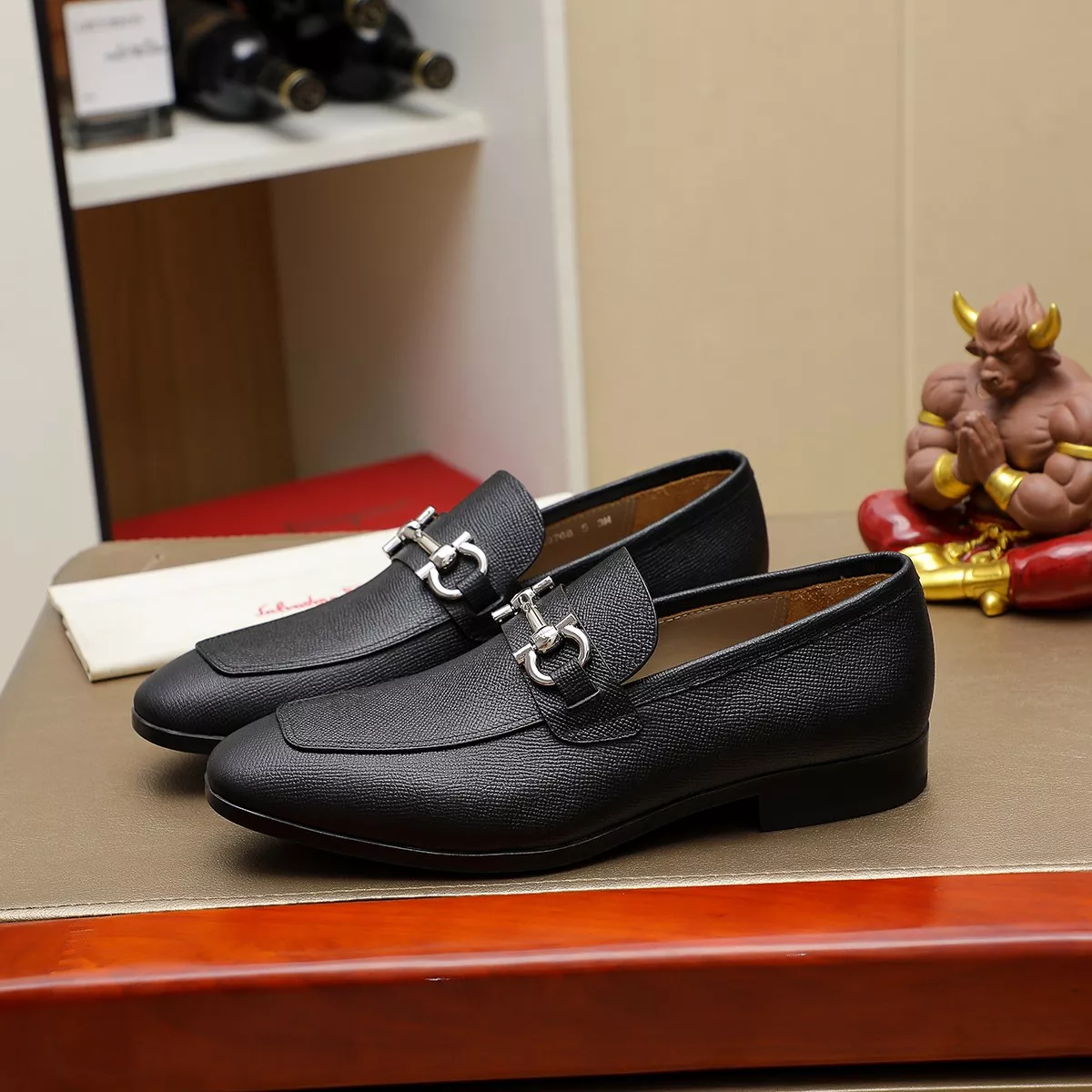 StreetReady 7615 Salvatore Ferragamo Leather Shoes For Men