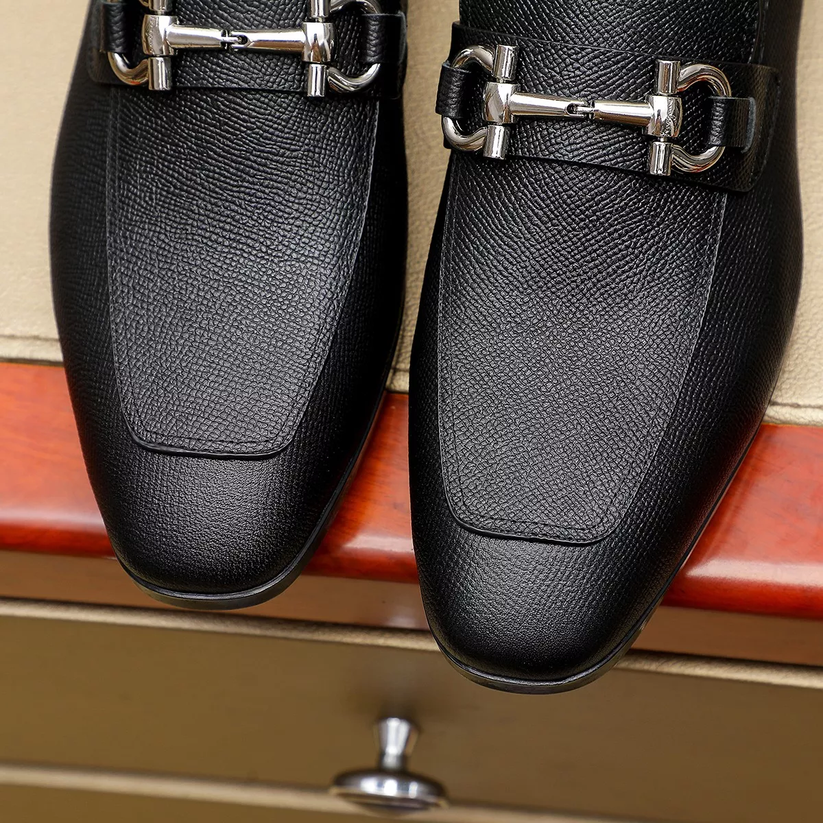 StreetReady 7615 Salvatore Ferragamo Leather Shoes For Men