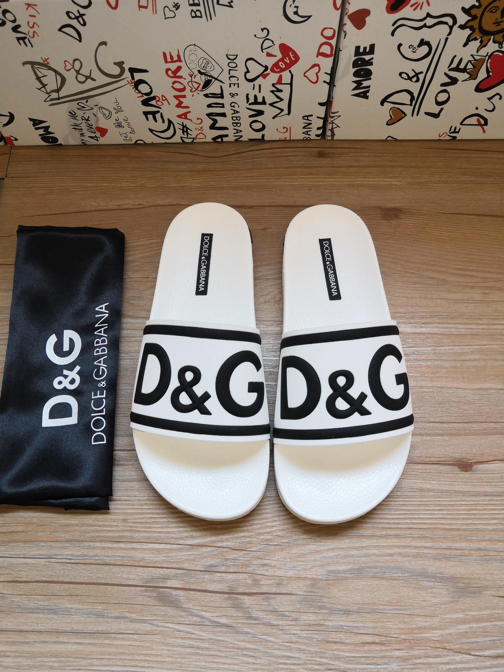 StreetReady 7721 Dolce & Gabbana D&G Slippers For Women