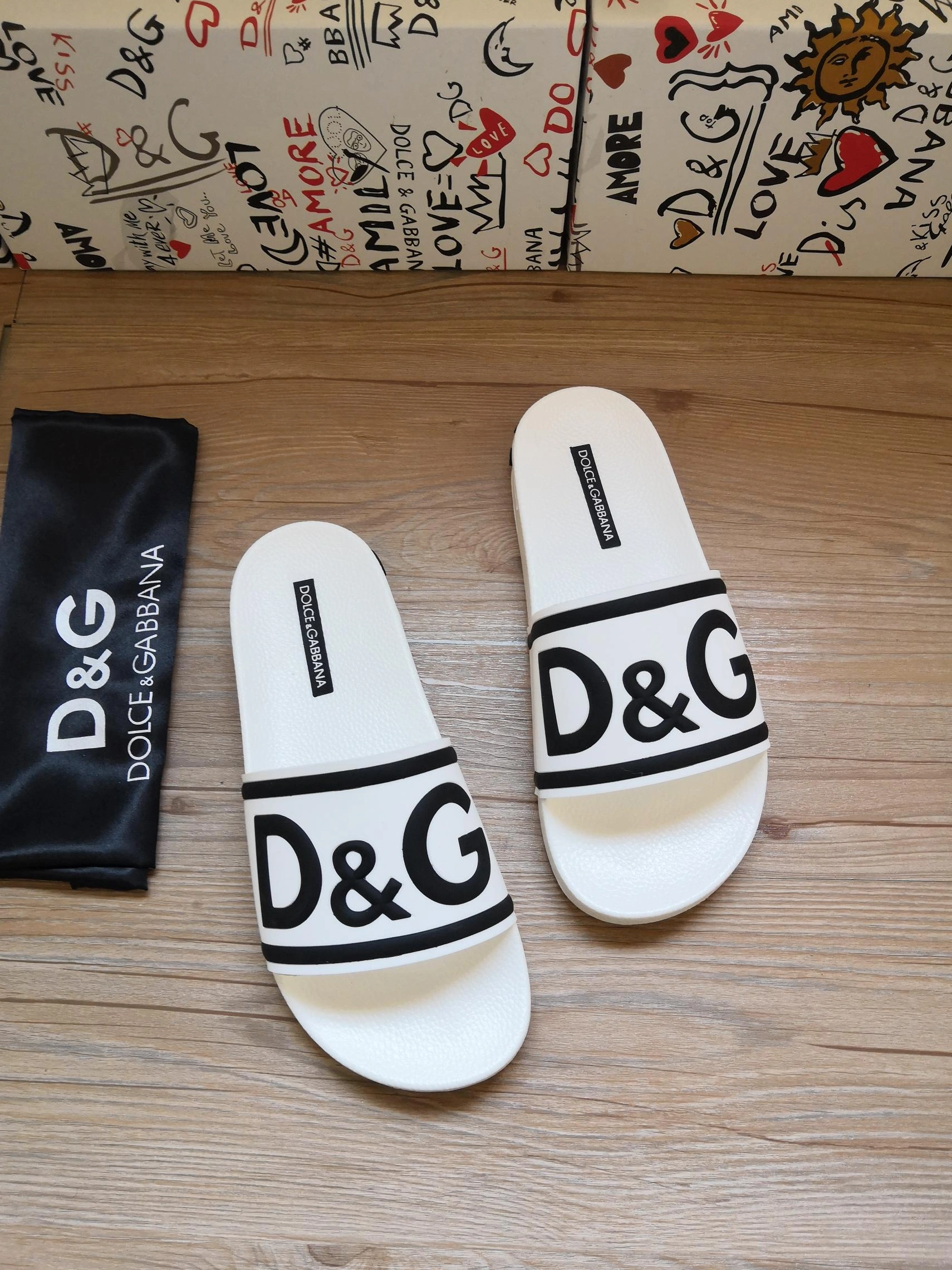 StreetReady 7721 Dolce & Gabbana D&G Slippers For Women