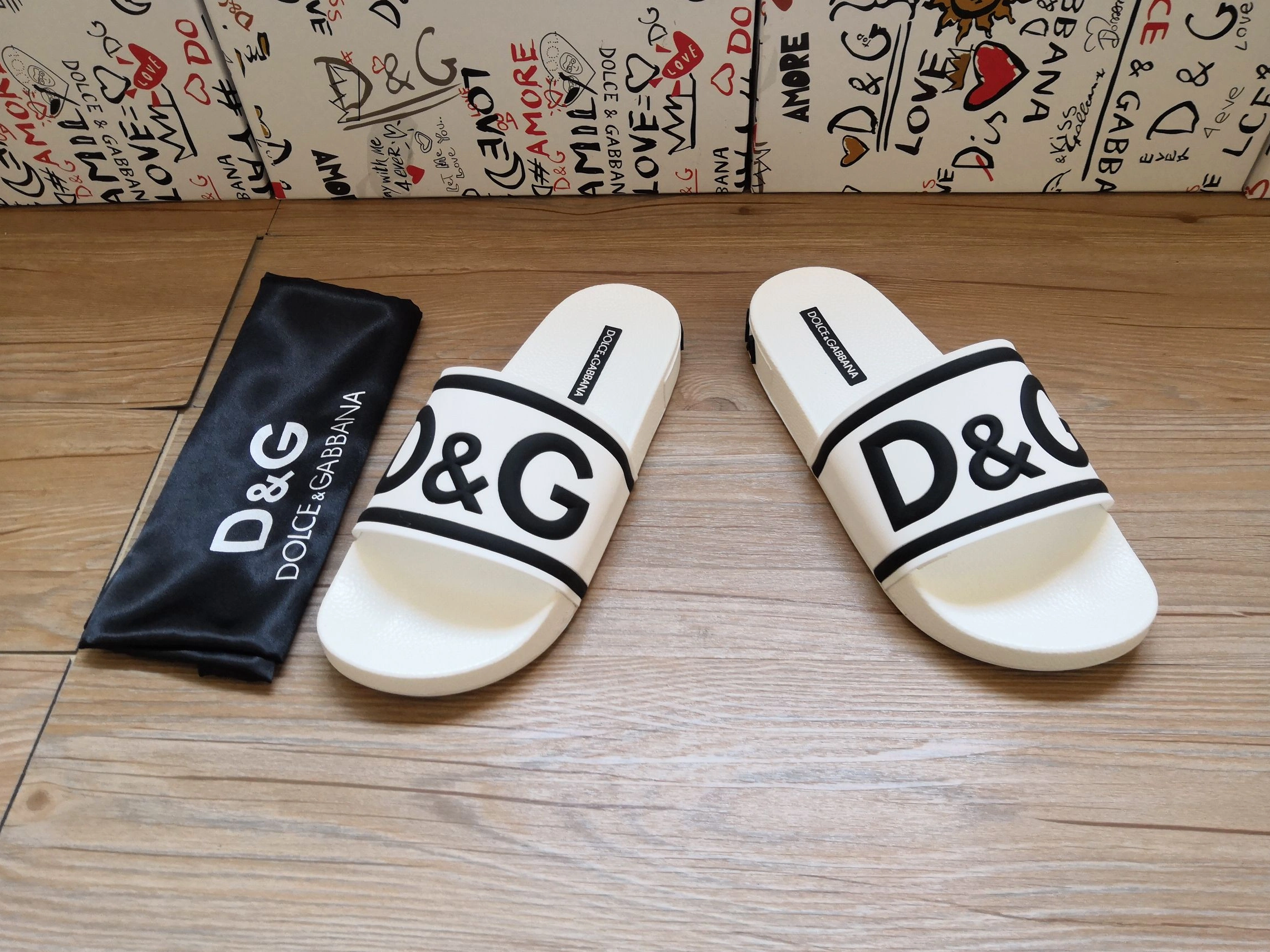 StreetReady 7721 Dolce & Gabbana D&G Slippers For Women