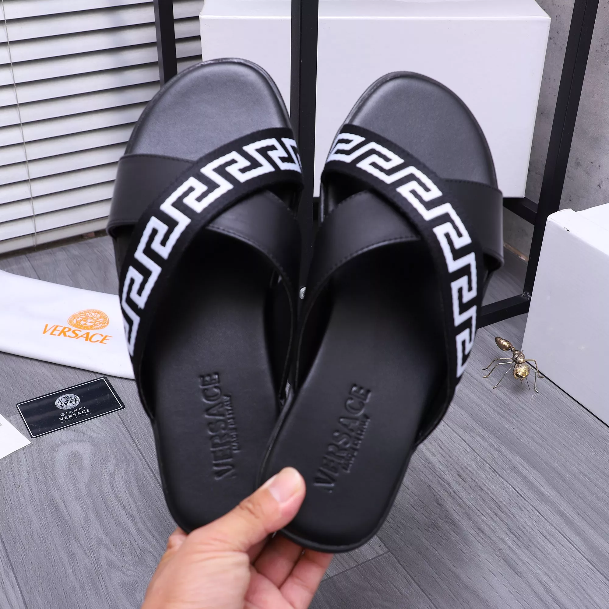 StreetReady 8026 Versace Slippers For Men