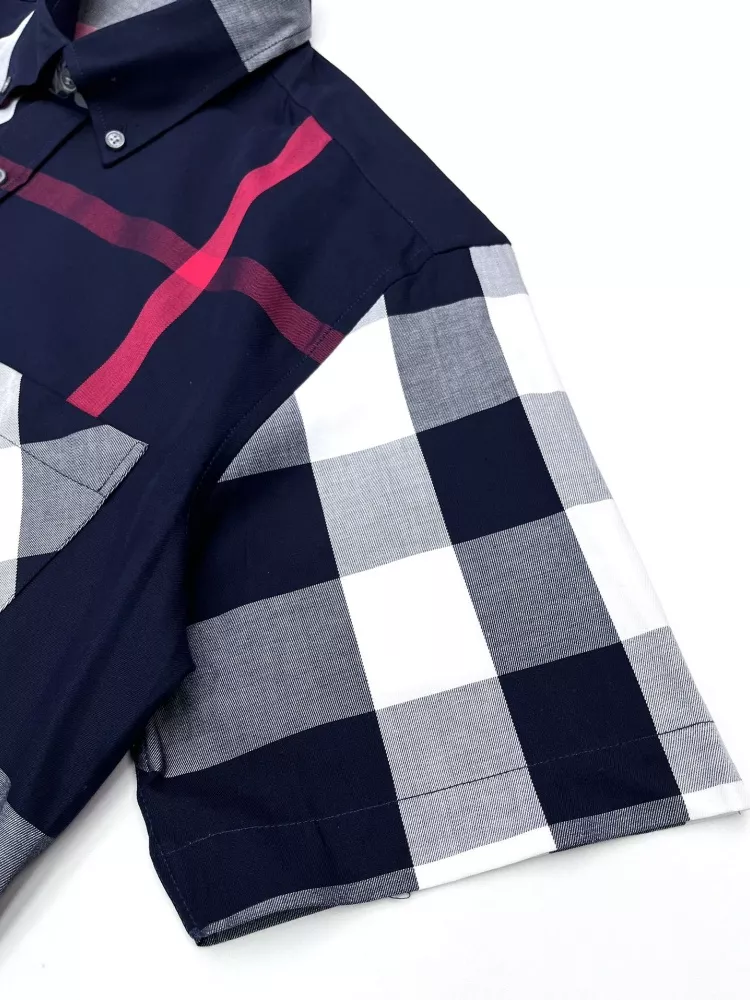 StreetReady 8490 Burberry Shirts Short Sleeved For Men