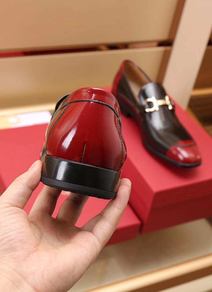 StreetReady 9096 Salvatore Ferragamo Leather Shoes For Men
