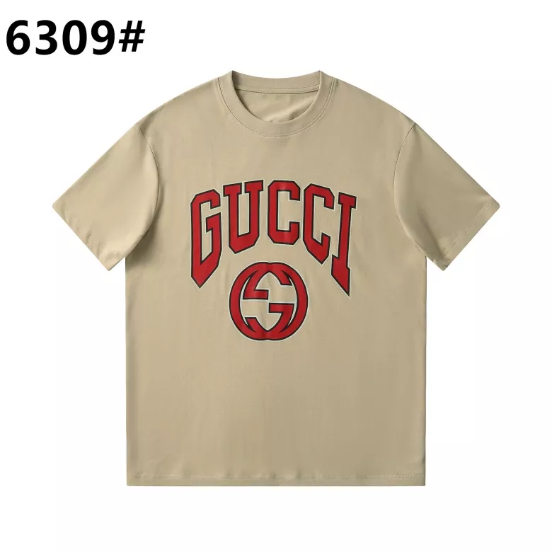 Stylish 1242 Gucci T-Shirts Short Sleeved For Unisex